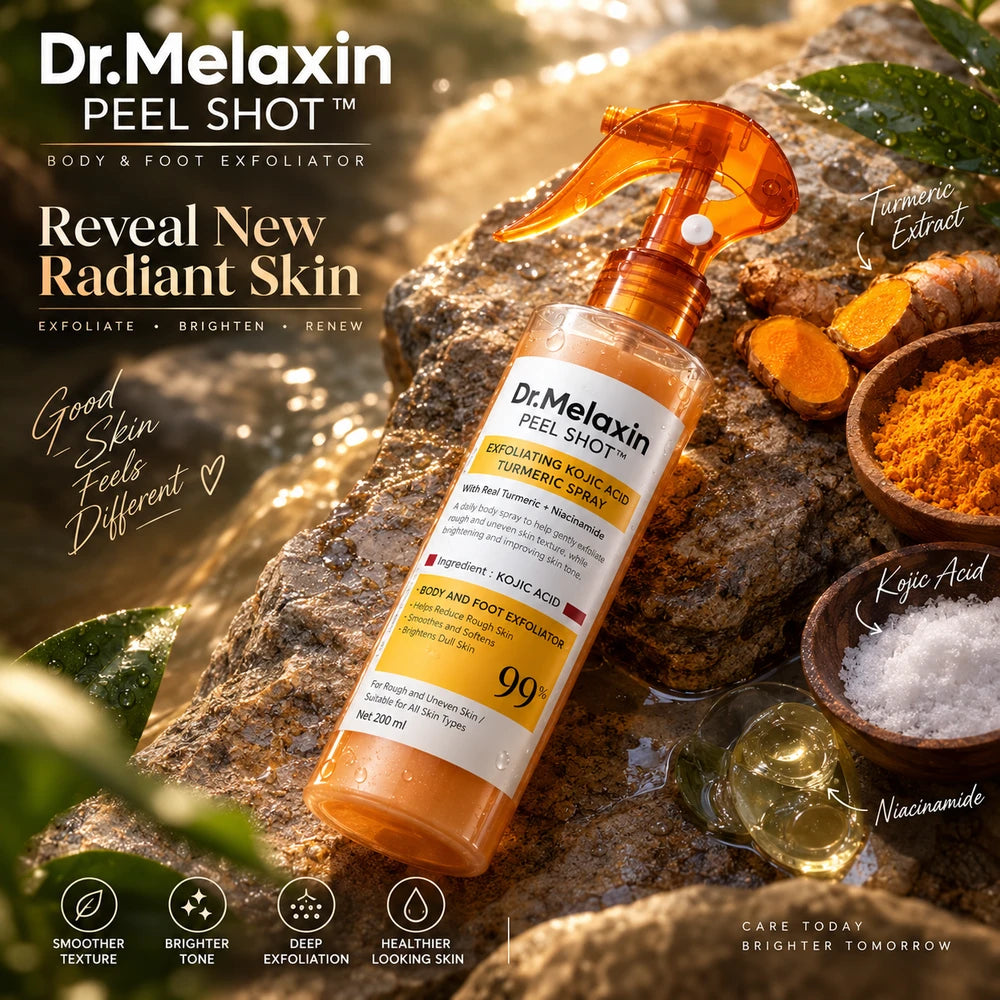 Dr. Melaxin GlowShot 200ml - Kojic Acid Turmeric Peel Spray
