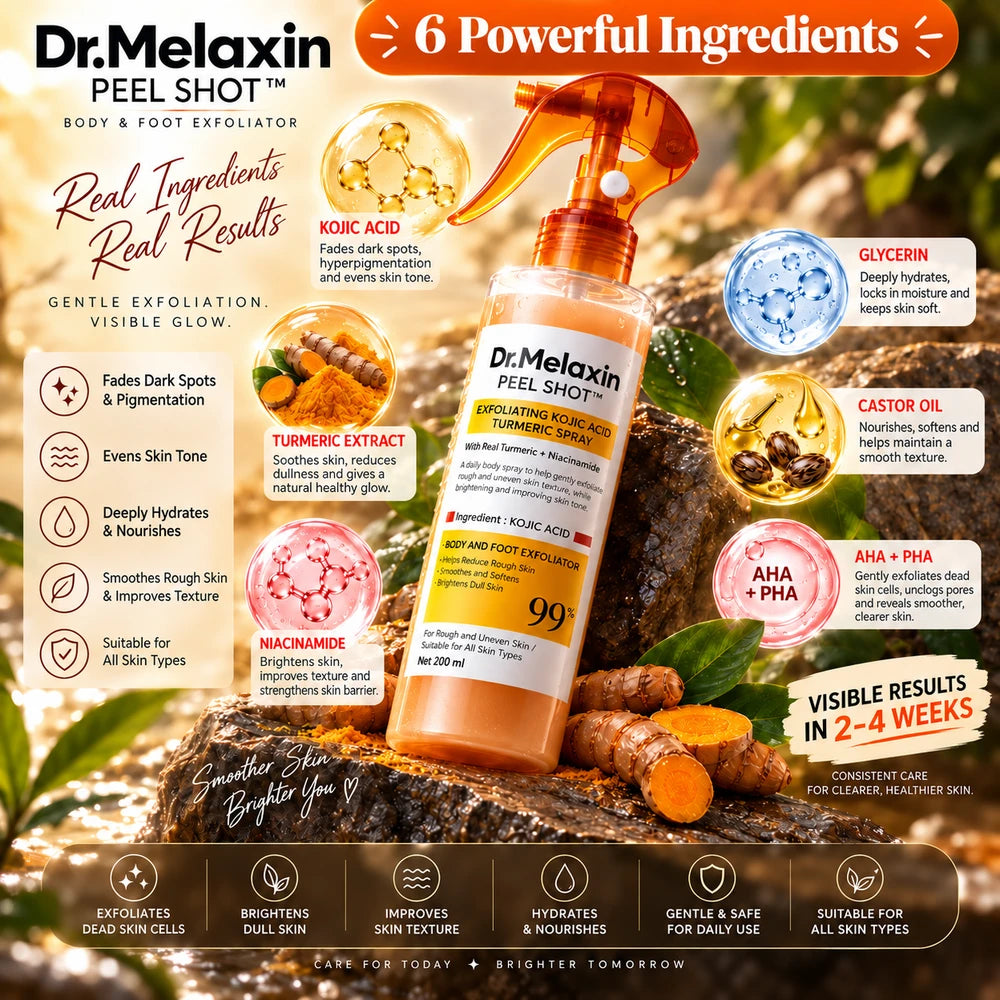Dr. Melaxin GlowShot 200ml - Kojic Acid Turmeric Peel Spray